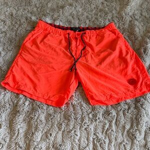 Scotch & Soda Neon Orange Swim Trunks